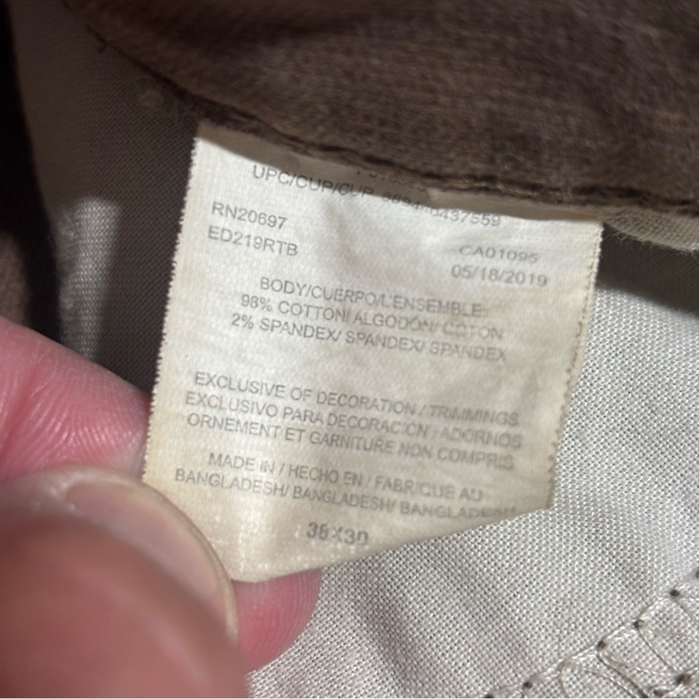 Men's 38x30 Dickies Brown Pants - Picture 9 of 11